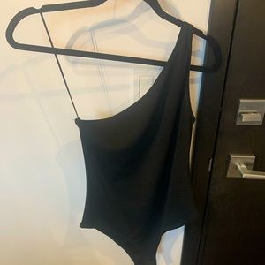 Zara one shoulder bodysuit